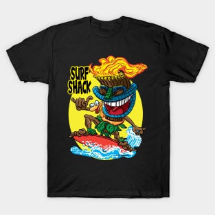 Surf Shack Tiki Surfer T-Shirt